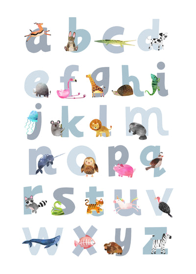 Alphabet Poster - Digital Download — Learning Beautiful